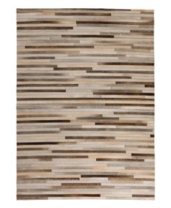 Patchwork Leather/Cowhide Rug 11P4106 120x180cm 1
