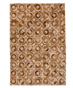 Patchwork Leather/Cowhide Rug 12P5057 120x180cm 1