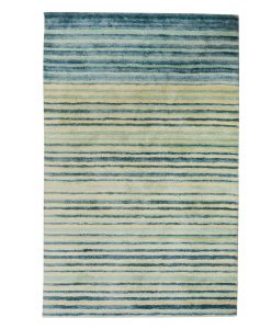 Stripe Rug Wool Jute Bamboo 160x230cm Adrift 1
