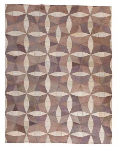 Patchwork Leather/Cowhide Rug HARRODS 120x180cm 1