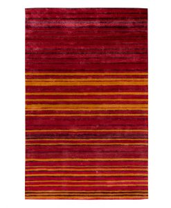 Stripe Rug Wool Jute Bamboo 160x230cm Hot Sun 1