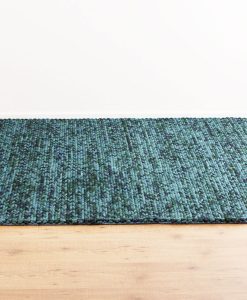 Knit Melange Turquoise 170x240cm 1